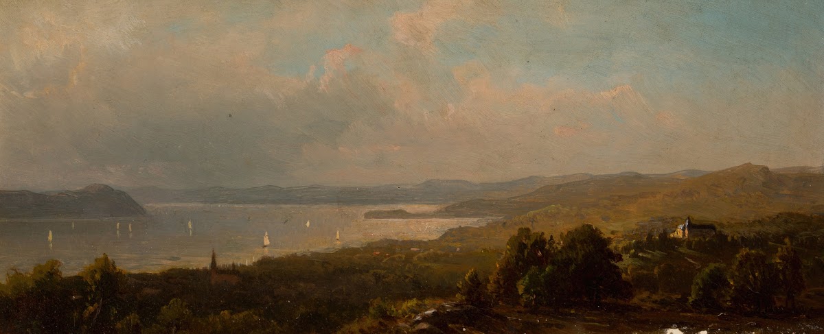 A View From Mr Henry Villard Villa at Dobbs Ferry Hudson