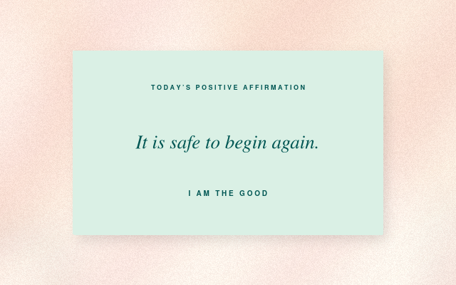 The Good Daily affirmation graphic for August 6, 2026