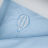 Bedding set for a baby crib 6 el Twins Beau blue