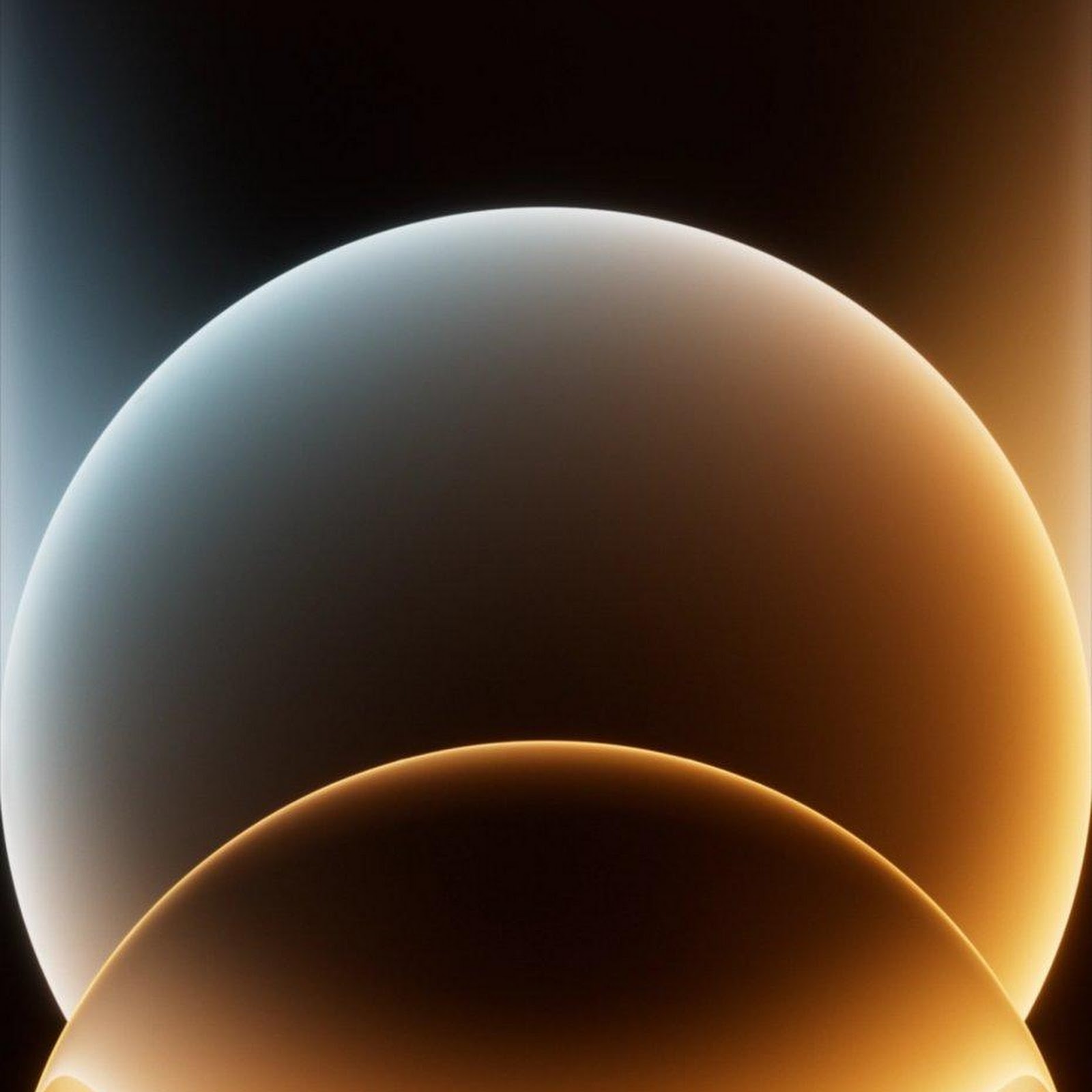 Download Warm And Cool Glowing Abstract Spheres iPhone