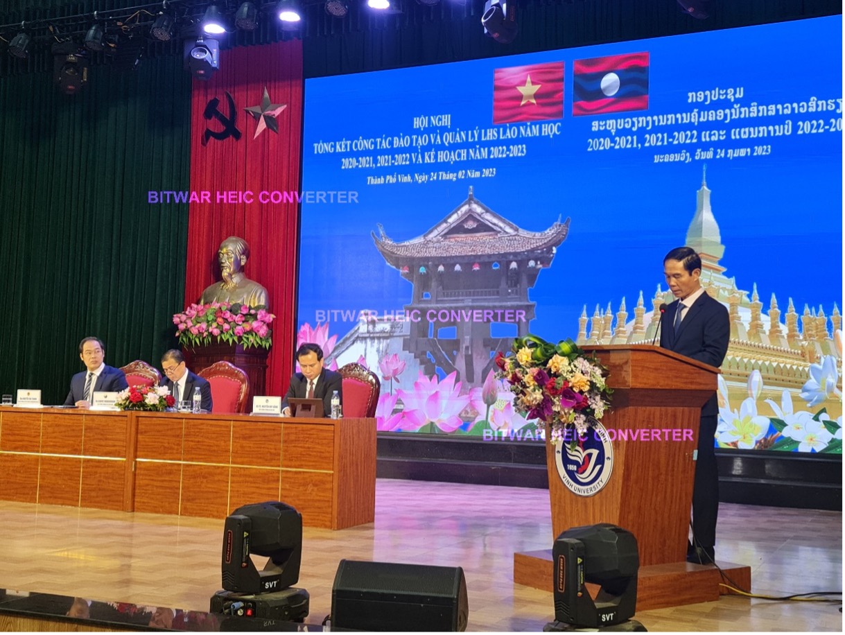 Hội nghị công tác đào tạo và quản lý lưu học sinh Lào năm 2023