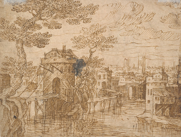 Landscape with a City on a River ca1615