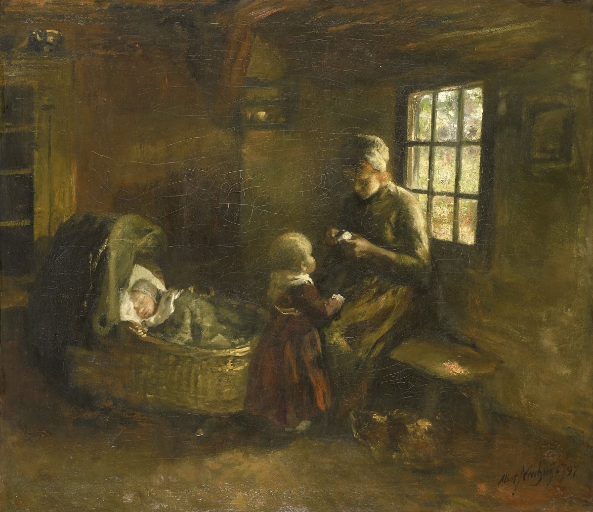 Bij de wieg 1897