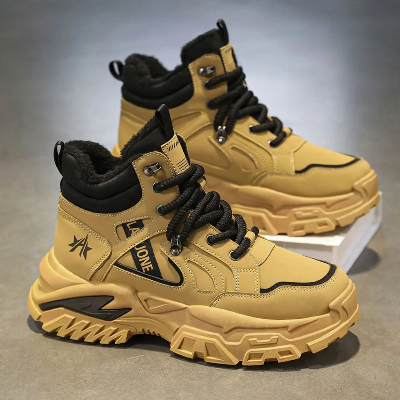 Gefütterte Herren-Winter-Sneaker, High-Top