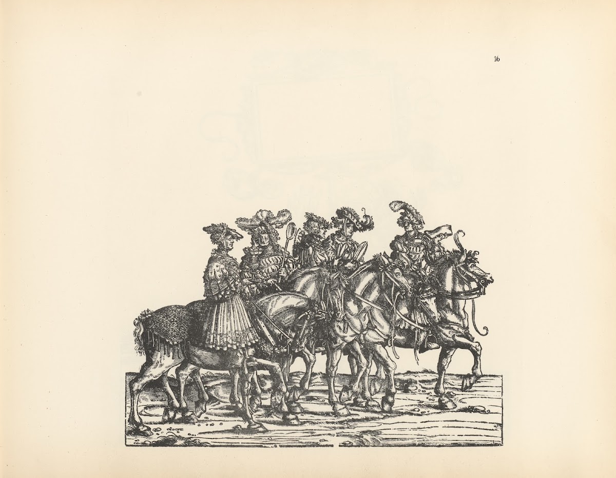 The Triumphs of the Emperor Maximilian I Pl16