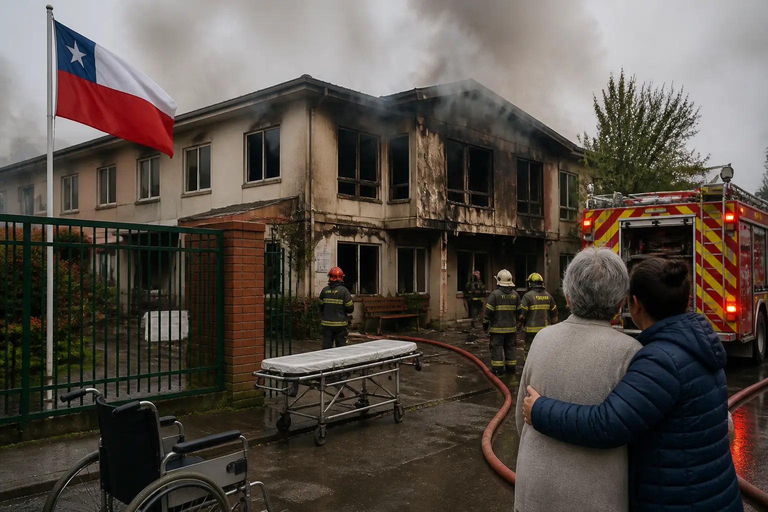 Editorial image for Fire at Chile nursing home kills 16 residents