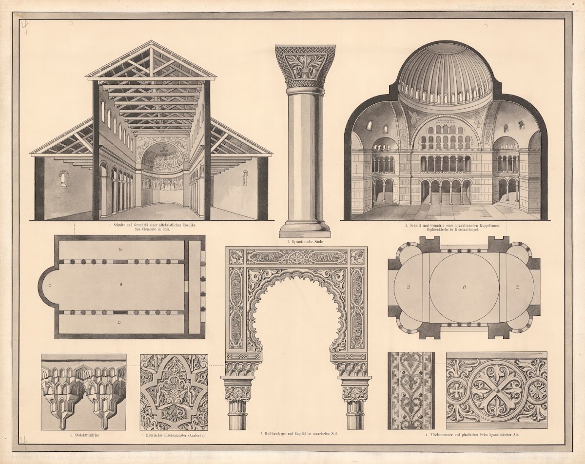 Early Christian Byzantine and Moorish style 1911