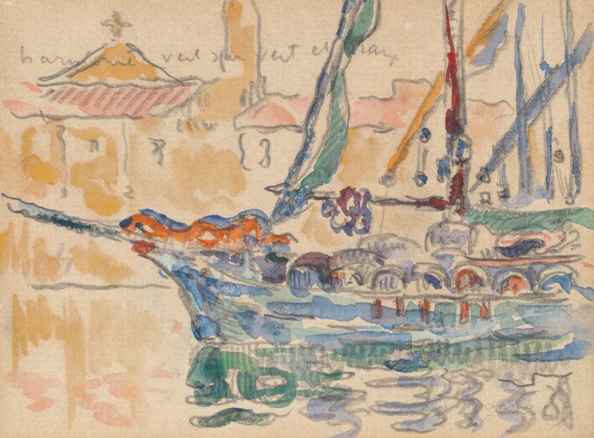 Saint Tropez Les tartanes circa 1900