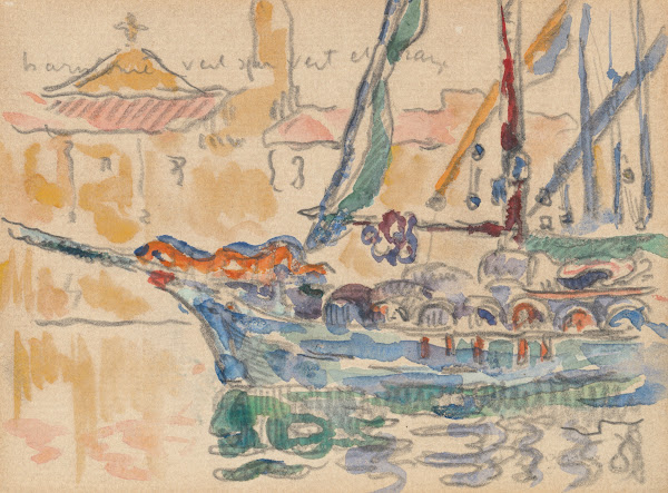 Saint Tropez Les tartanes circa 1900