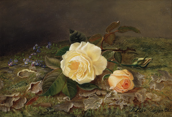 Yellow Roses 1885