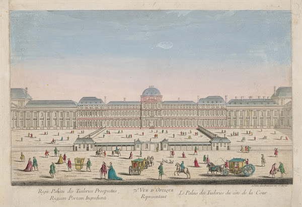 The Tuileries Palace on the side of the Court 1750