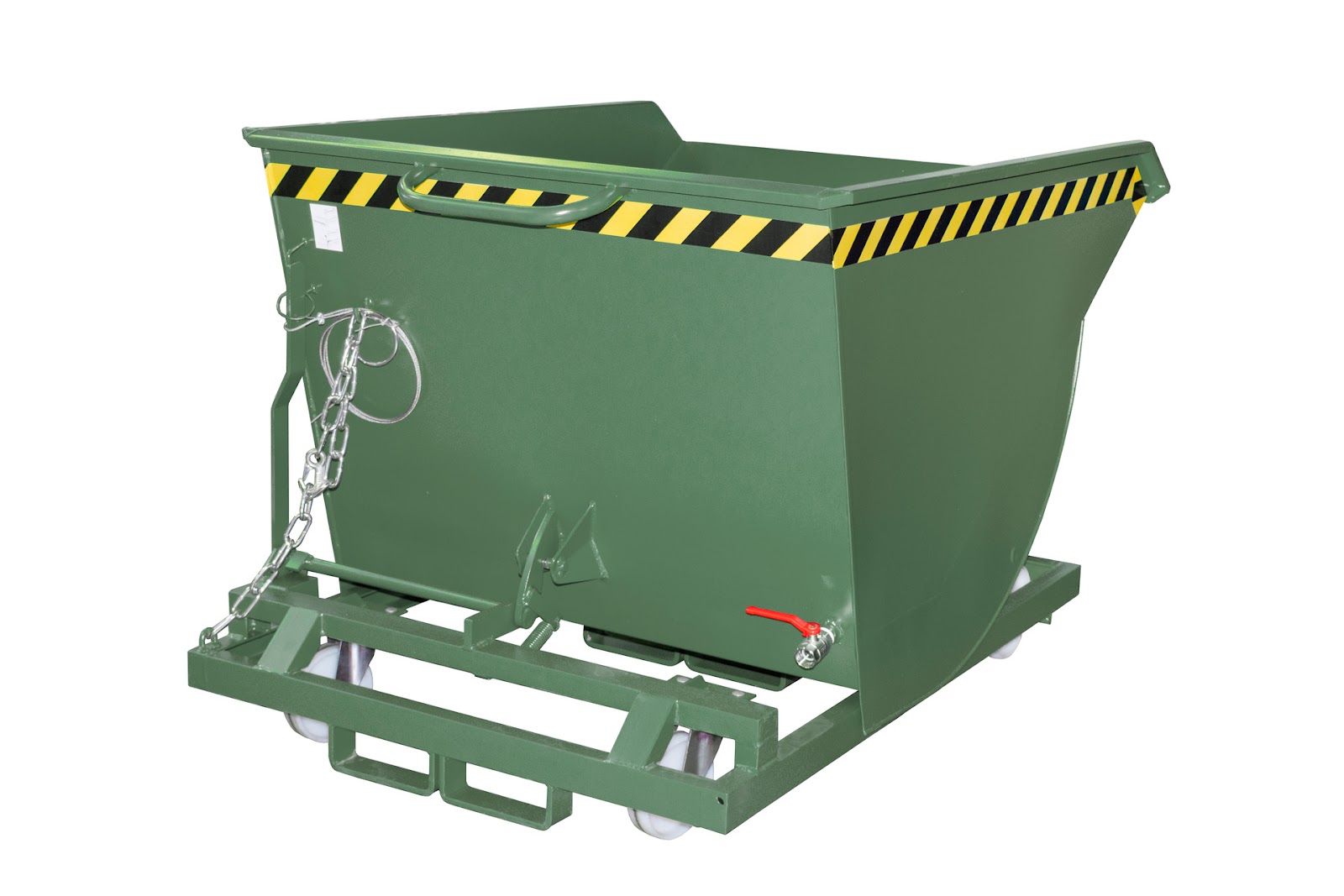 Spaander-kiepcontainer SKM 50, gelakt, Resedagroen