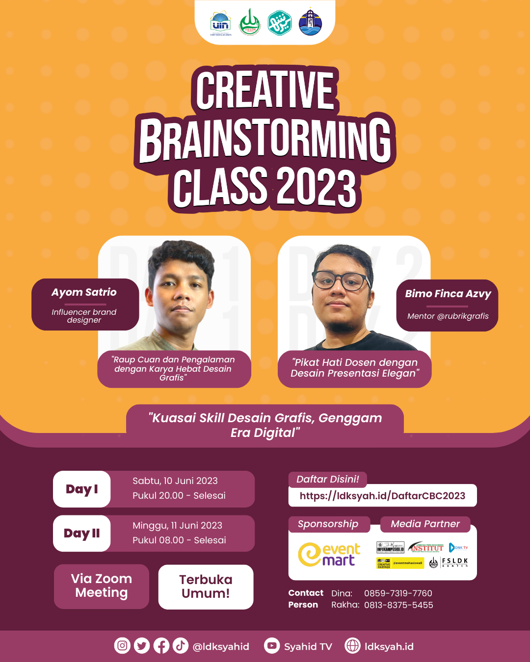 CREATIVE BRAINSTORMING CLASS 2023