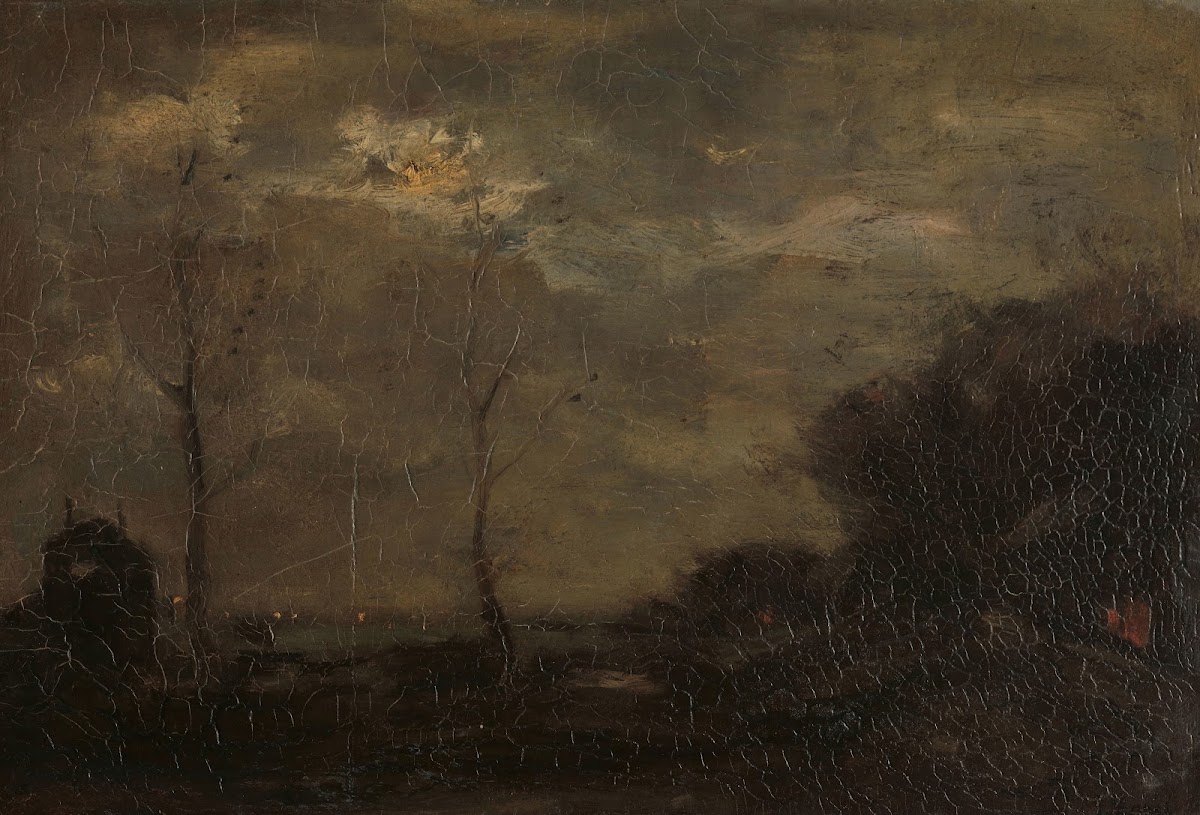 Vaart bij maanlicht 1882