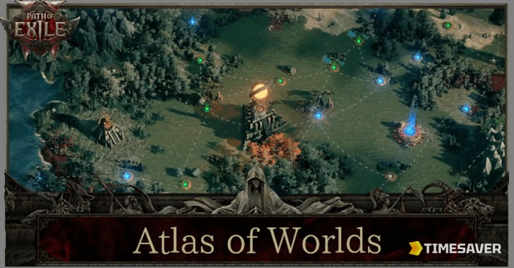 The Reliquary Vault sits as a node on the Atlas of Worlds near your starting area