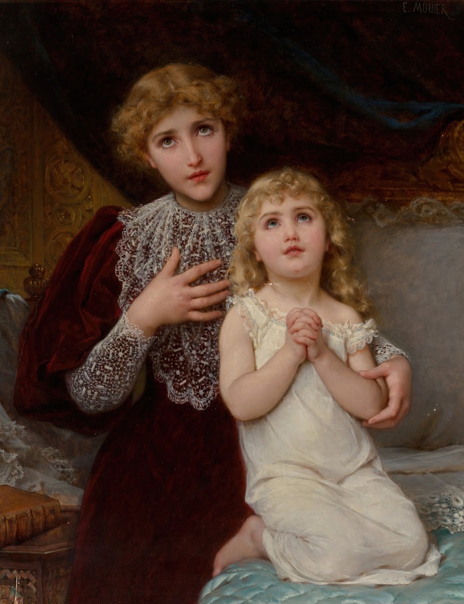 Evening prayer circa 1895
