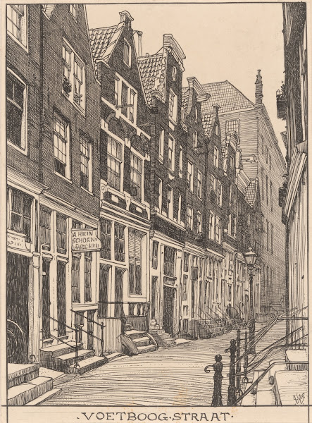 Voetboogstraat te Amsterdam 20th century