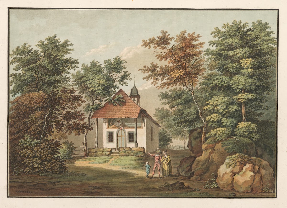 Vue de la chapelle de Guillaume Tell dans le Canton de Schweiz 1915 1945