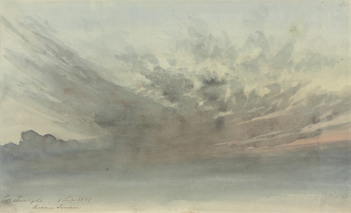 Cloud Study  Evening Twilight Rodney Terrace 1837