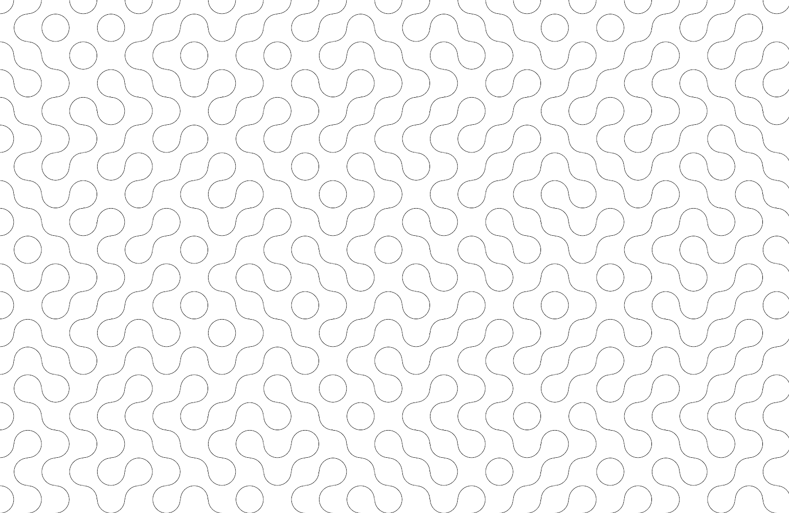 Abstract Curvy Line Pattern - Minimalist Pattern Design 5K Wallpaper (5120x3328)