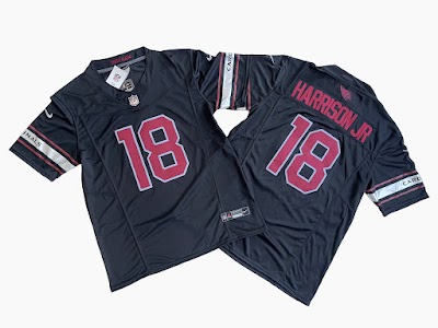 Men's Arizona Cardinals Marvin Harrison Jr Nike Black Vapor F.U.S.E. Limited Jersey.jpeg