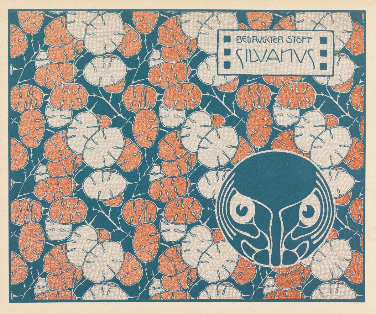 Bedruckter Stoff Silvanus Silvanus Printed Fabric 1901