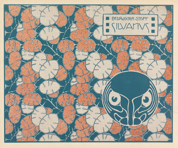 Bedruckter Stoff Silvanus Silvanus Printed Fabric 1901