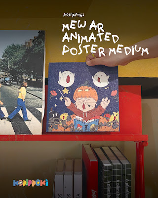 Kopippoki AR Animated Poster Medium