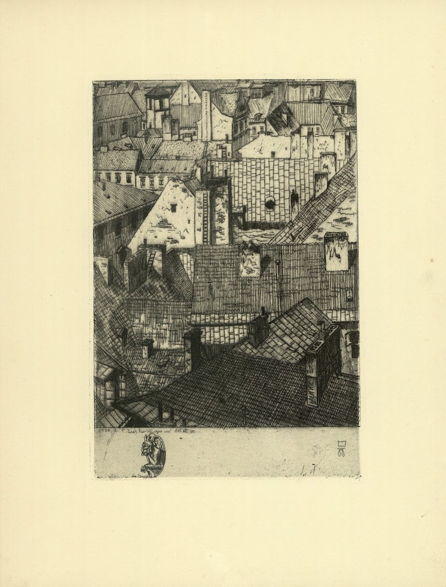 Dachy staromiejskie 1930