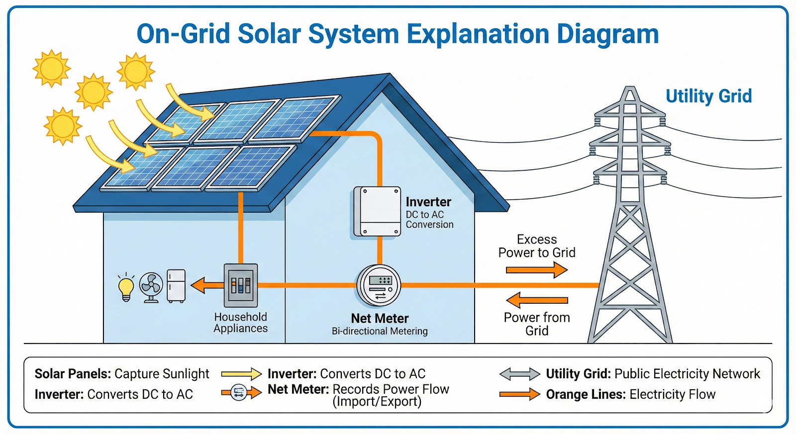 Solar House Diagram