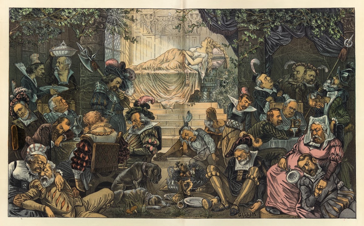 The sleeping party 1885