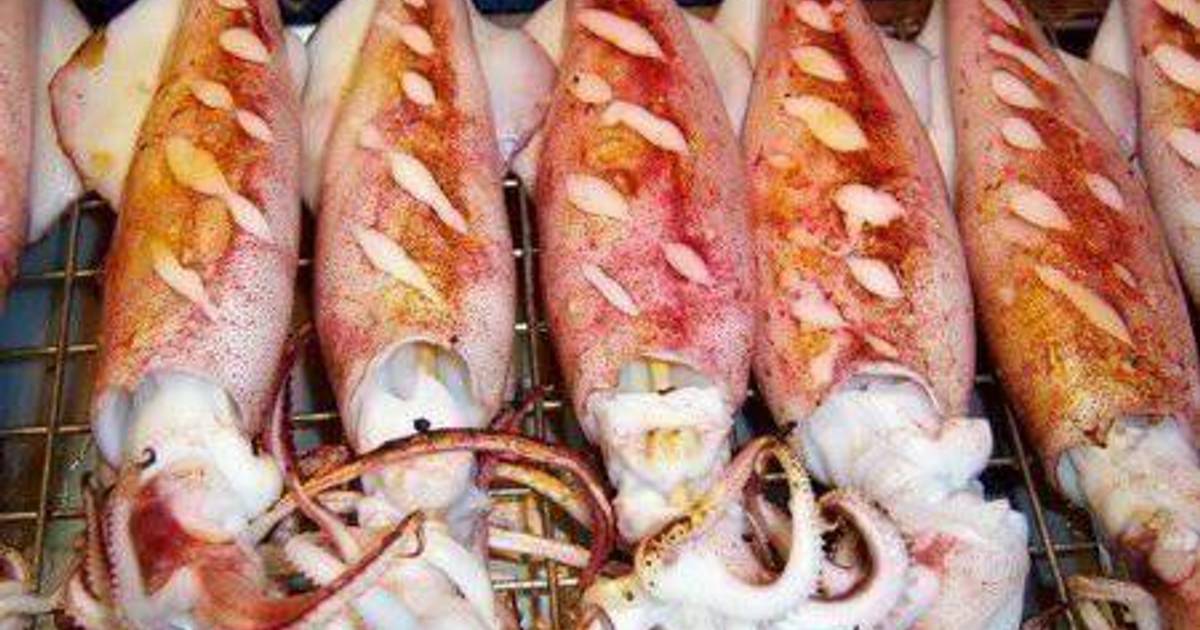 Mực ống nướng rọi