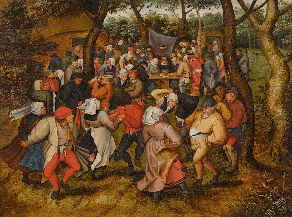 The Outdoor Wedding Dance 1621