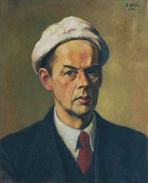 Selbstbildnis mit weißer Mütze 1946
