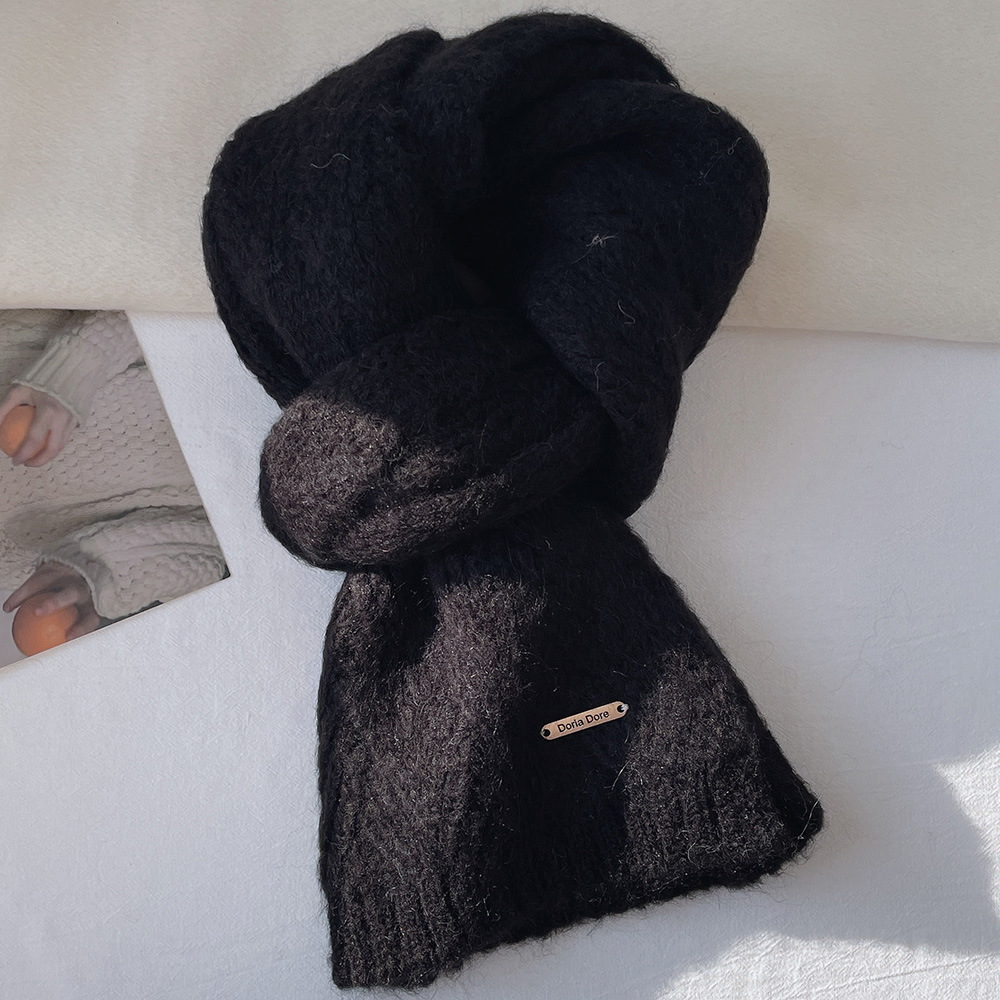 Elegant Alpaca Scarf, 165x24cm