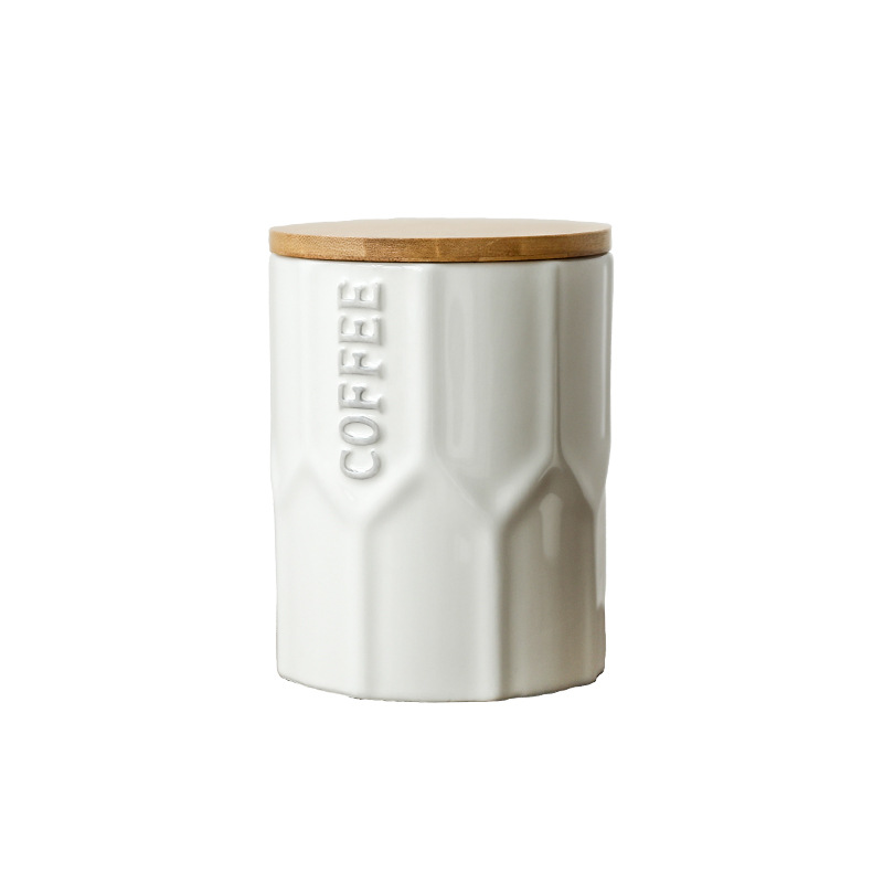 Keramik-Vorratsdose mit Deckel, modernes Design