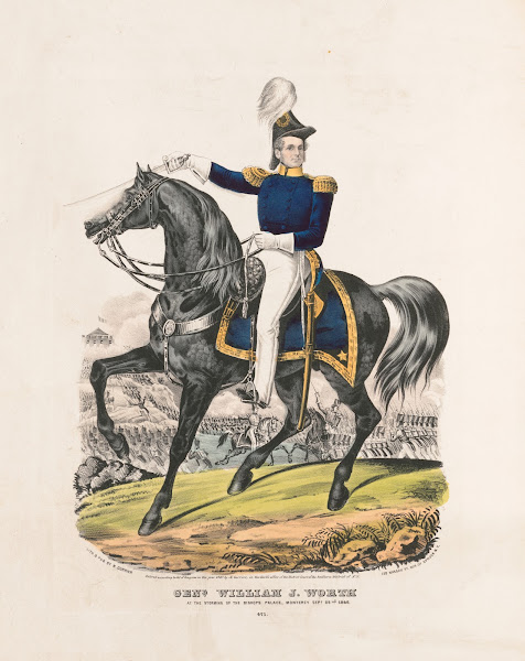 General William J Worth at the storming of the Bishops Palace Monterey Sept 22nd