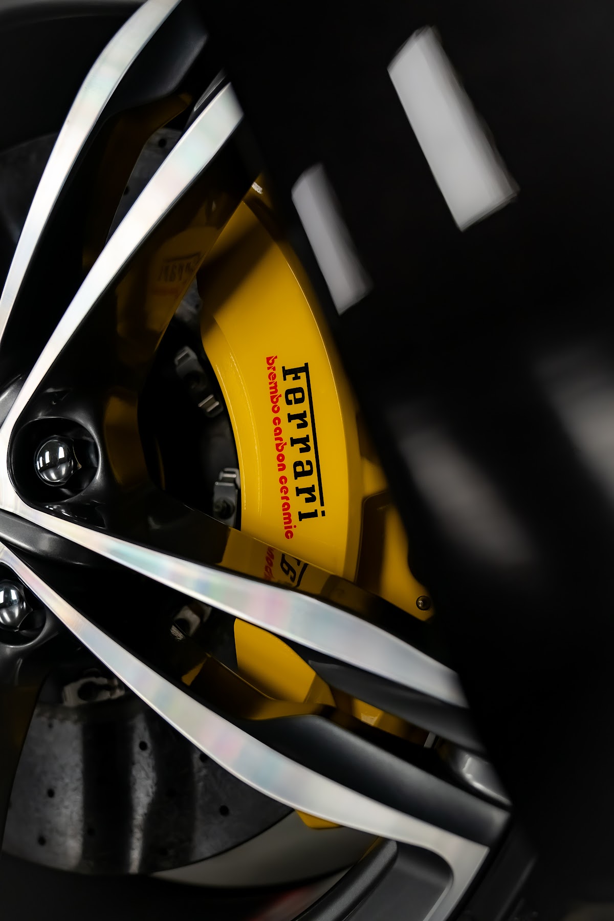 Ferrari GTC4Lusso wheel detail at ZAutoCare