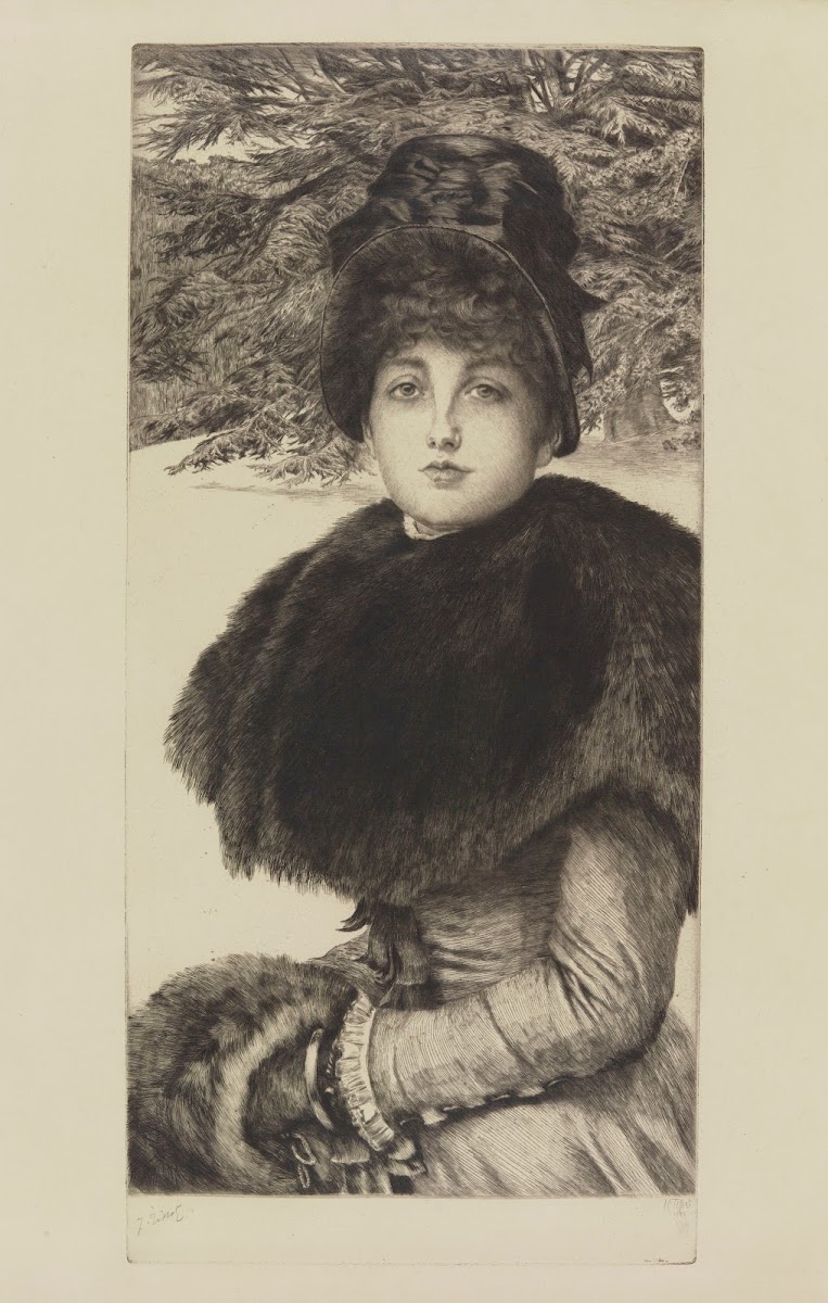 Promenade dans la neige 1880