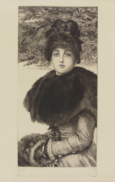 Promenade dans la neige 1880