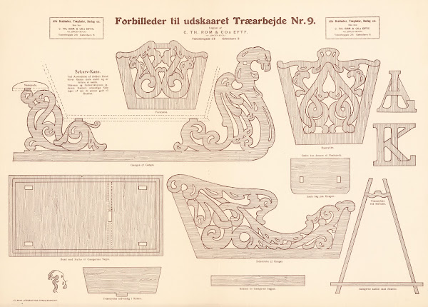 Models for carved woodwork Pl09 1933