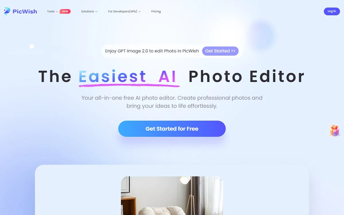 Captura de PicWish API