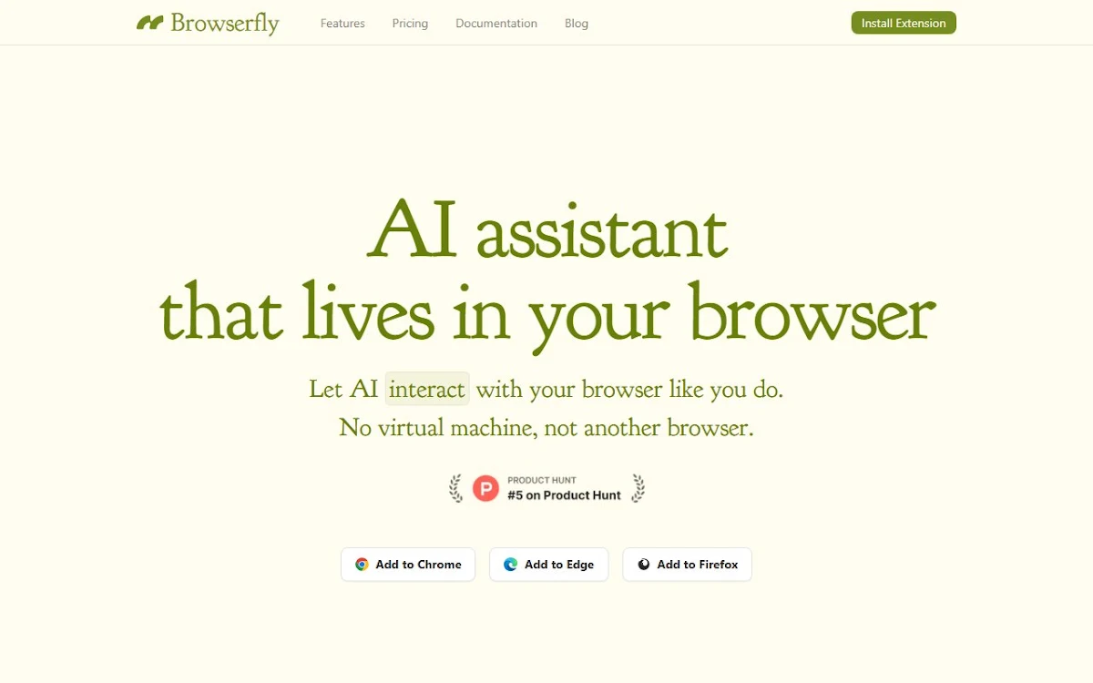 Captura de Browserfly