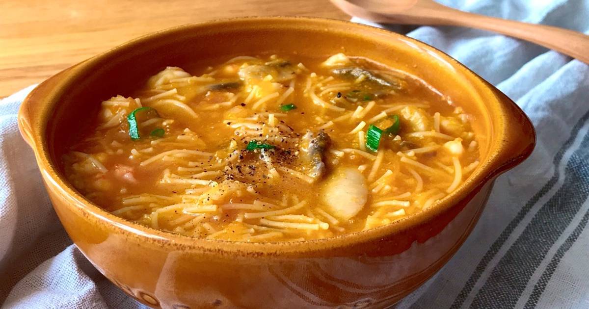 Nui Tóc Tiên Nấu Tôm Nấm & Cà Rốt Xay