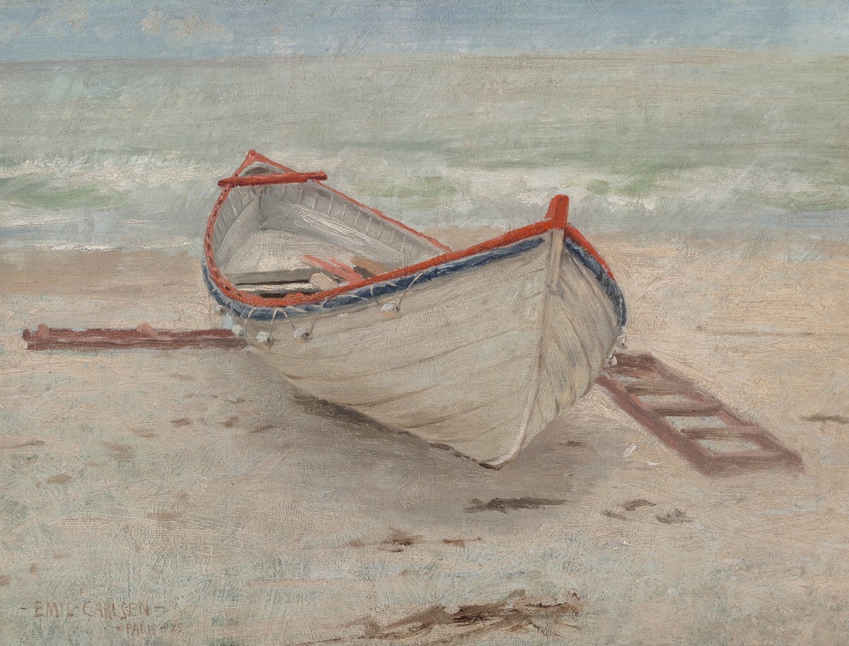Fishing Boat on Shore 1885