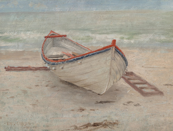 Fishing Boat on Shore 1885