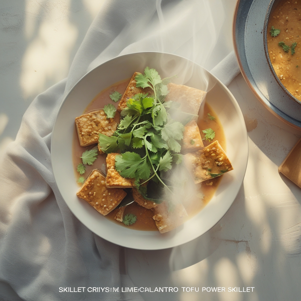 Crispy Lime‑Cilantro Tofu Power Skillet