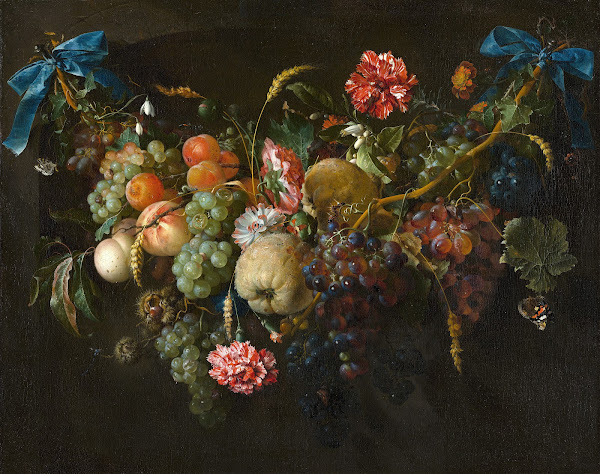 Garland of Fruit and Flowers probably 1650   1660