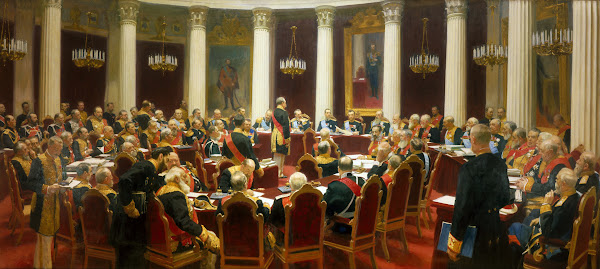 Ceremonial Sitting Of The State Council On 7 May 1901 Marking The Centenary Of I