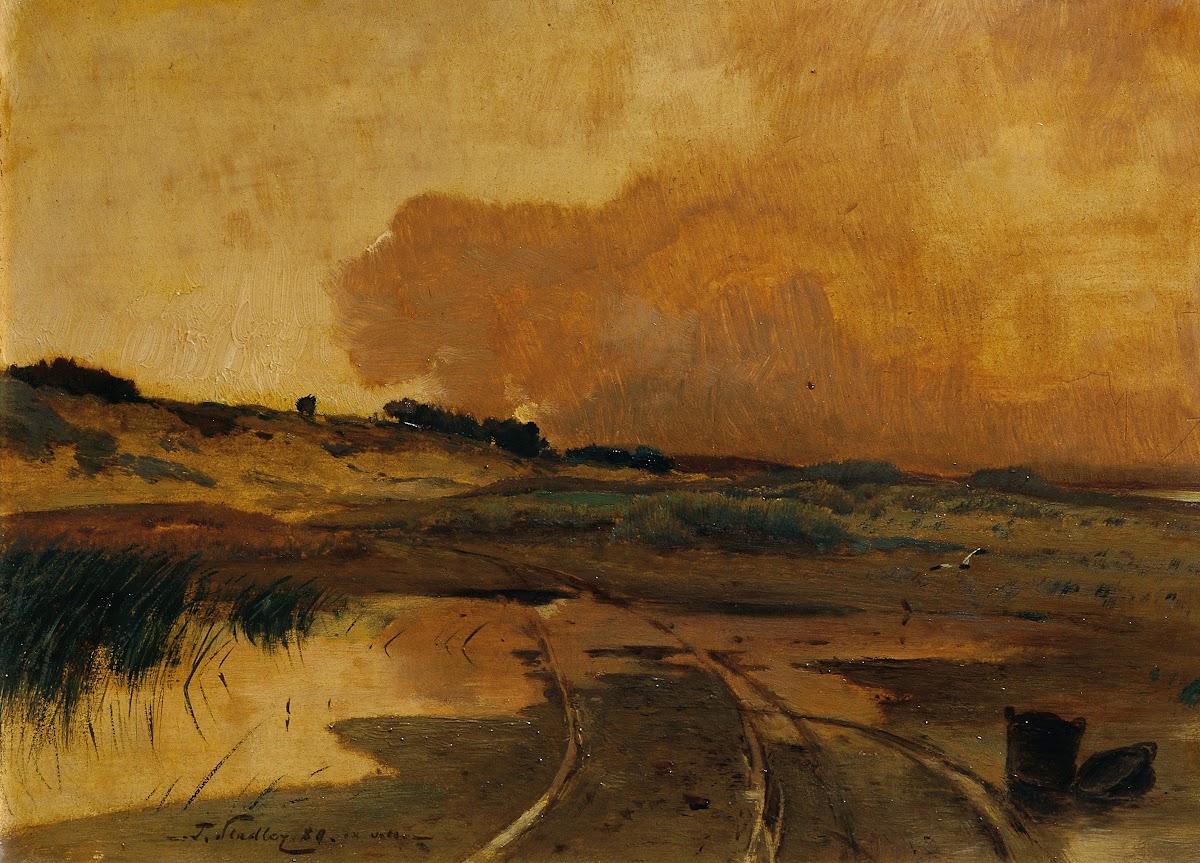 Abend im Moor 1889